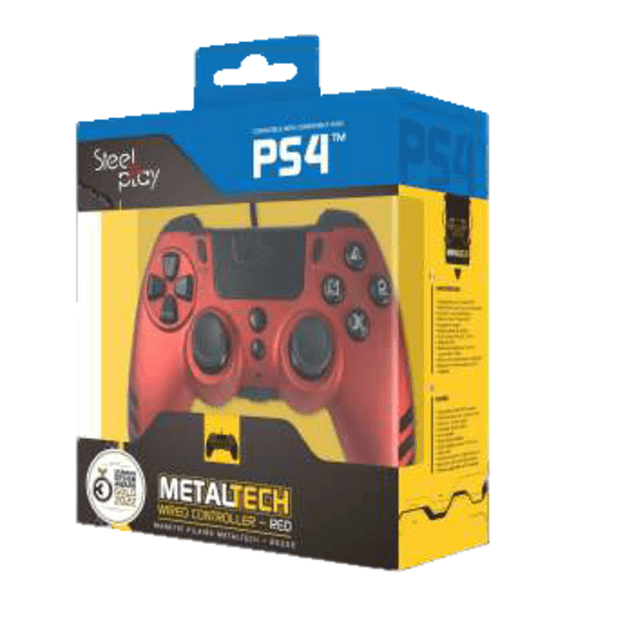 STEELPLAY - MetalTech Wired Controller - RED