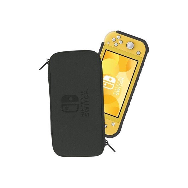 HORI Switch Lite Hybrid System Armor - Pokémon Pikachu Black & Gold