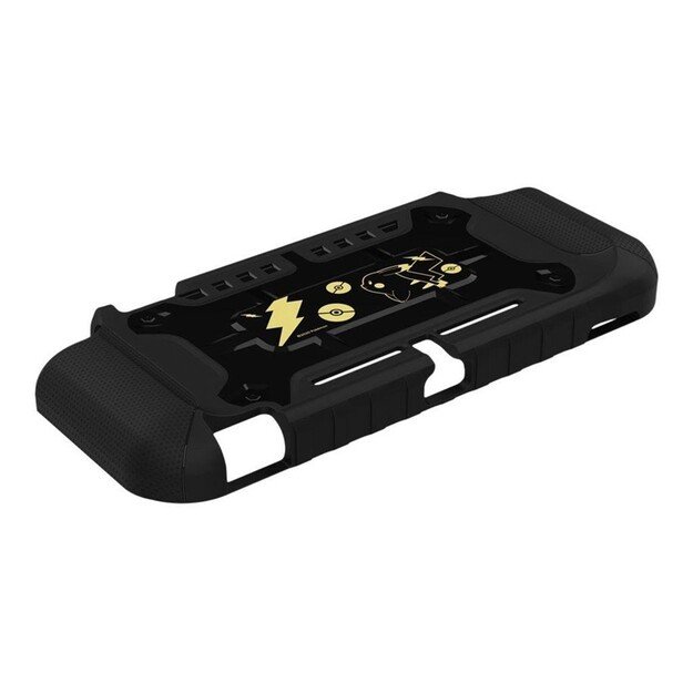 HORI Switch Lite Hybrid System Armor - Pokémon Pikachu Black & Gold