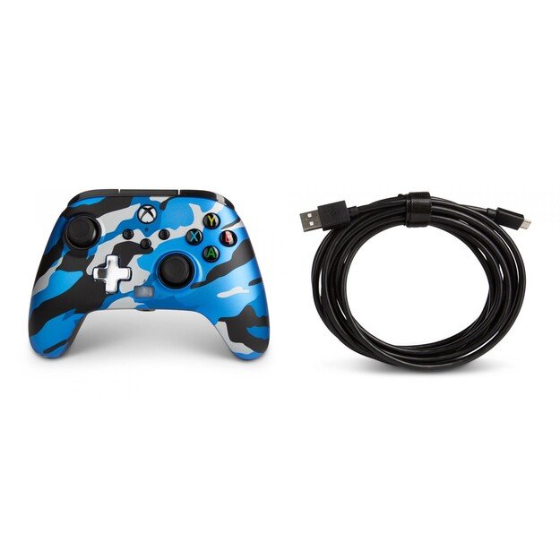 PowerA Enhanced Wired Controller For Xbox Series X - S - Blue Camo