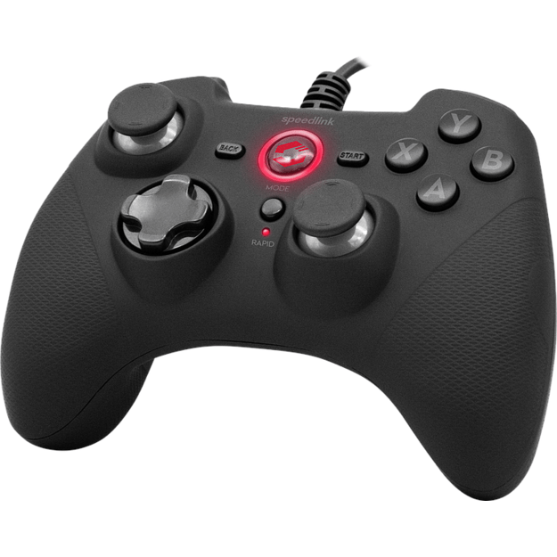 Speedlink - Rait Gamepad for PC/PS3/Switch Rubber Black