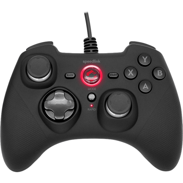 Speedlink - Rait Gamepad for PC/PS3/Switch Rubber Black