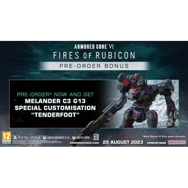 Armored Core VI Fires of Rubicon (Day 1 Edition)
      
        - PlayStation 5
