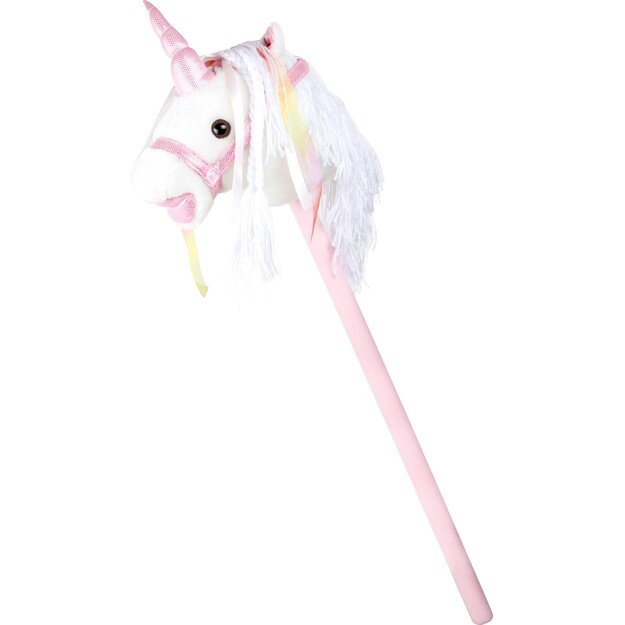 Small Foot - White Unicorn Hobby Horse - (I-SF10279)