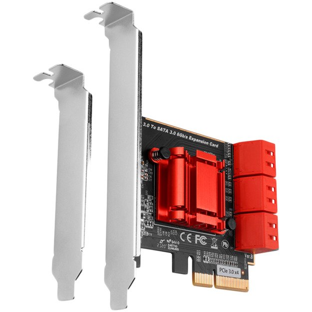 Adaptors AXAGON PCES-SA6 1