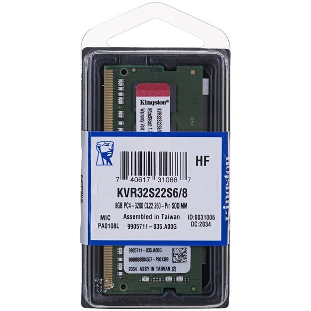 Memory Mobile KINGSTON KVR32S22S6/8