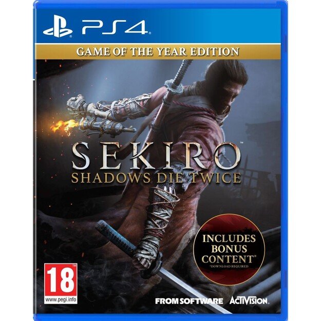 Sekiro: Shadows Die Twice (Game of the Year Edition)
      
        - PlayStation 4