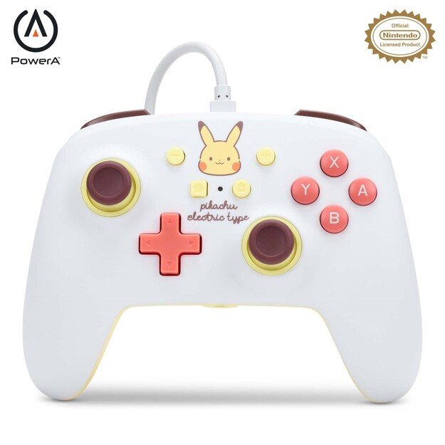 PowerA Enhanced Wired Controller for Nintendo Switch - Pikachu Electric Type