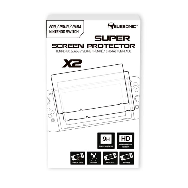 Subsonic Switch Super Screen Protector - Tempered Glass 9H Hd