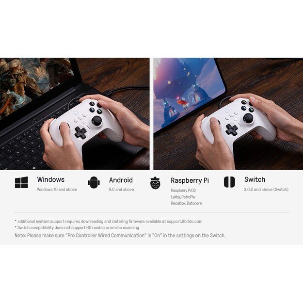 8BitDo Ultimate Controller Wired - Black