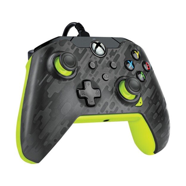 PDP Wired Controller Xbox Series X Blue Carbon - Electric (Yellow)