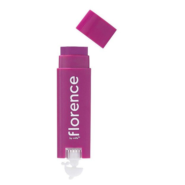 Florence by Mills - Oh Whale! Clear Lip Balm Dragon fruit and Grape Purple