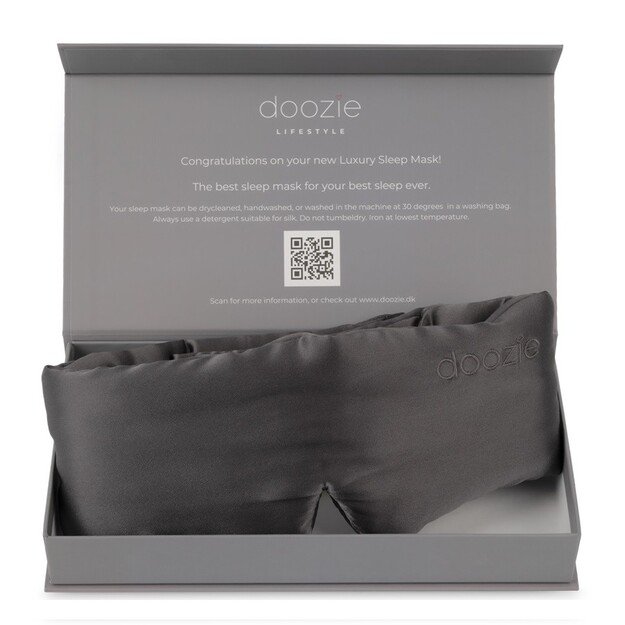 doozie - Luxury Sleep Mask Anthracite