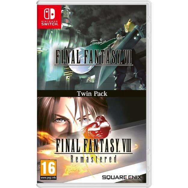 Final Fantasy VII & Final Fantasy VIII Remastered Twin Pack
      
        - Nintendo Switch