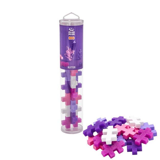 Plus-Plus - BIG Glitter Mix / 15pcs Tube (3432)