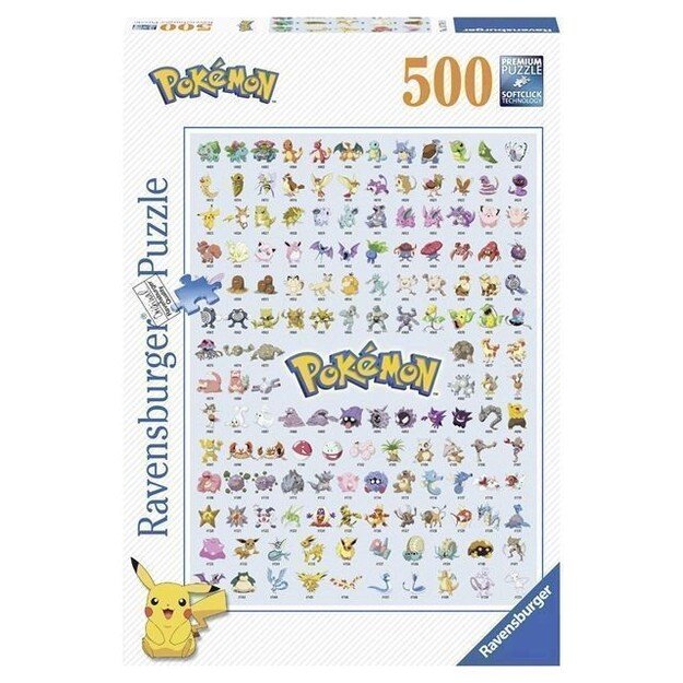 Pokemon Puzzle - Original 151 (500 Pieces) (PEG4781)