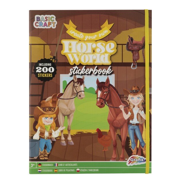 Grafix - Magical Horse Sticker World Book (200 pcs) (100075)