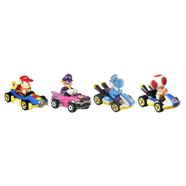 Hot Wheels - Mariokart 4 Pack (GXX98)