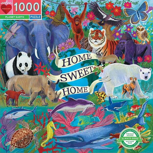 eeBoo - Puzzle - Planet Earth, 1000 pc ( EPZTPLA)