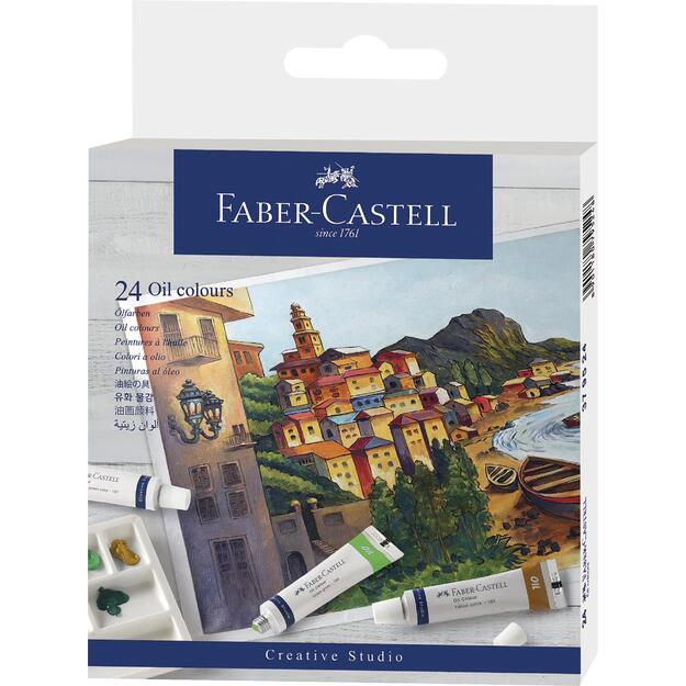 Faber-Castell - Oilcolour cardboard box (24 pcs) (379524)