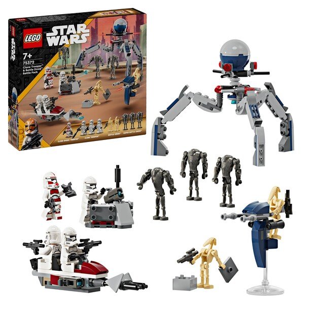 LEGO Star Wars - Clone Trooper™ & Battle Droid™ Battle Pa (75372)