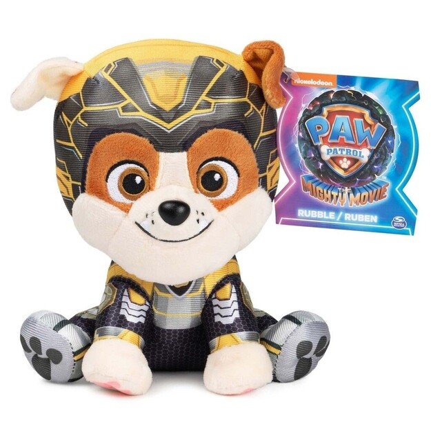 Paw Patrol - Gund Movie 2 Plush Pups - Rubble 15 cm (6067694)