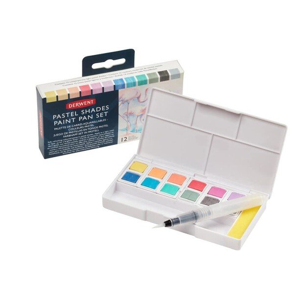 Derwent - Pastel shades paint pan set