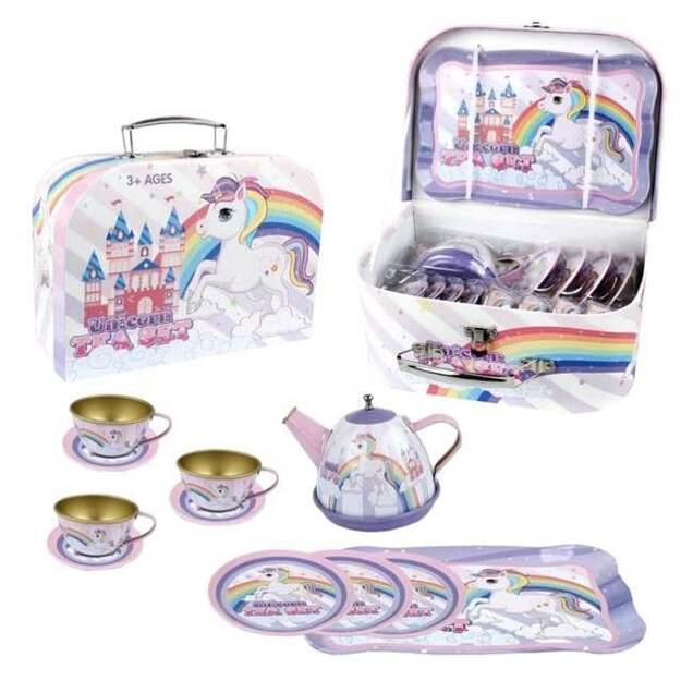 Magni - Tea set in suitcase, with unicorn ( 3905 )