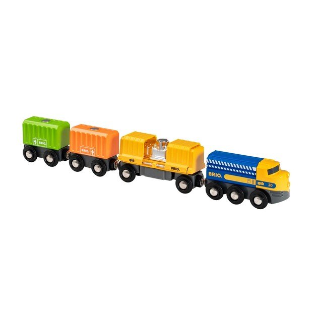 ​BRIO - Three-Wagon Cargo Train​ (33982)