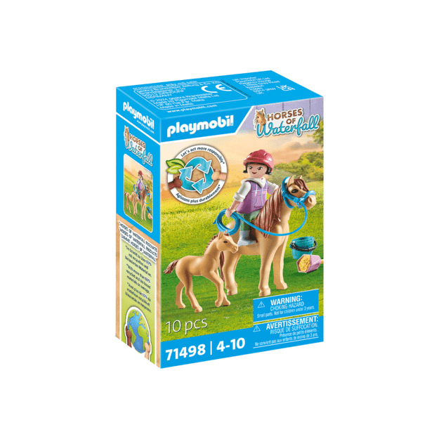 Playmobil - Child with Pony and foal (71498)