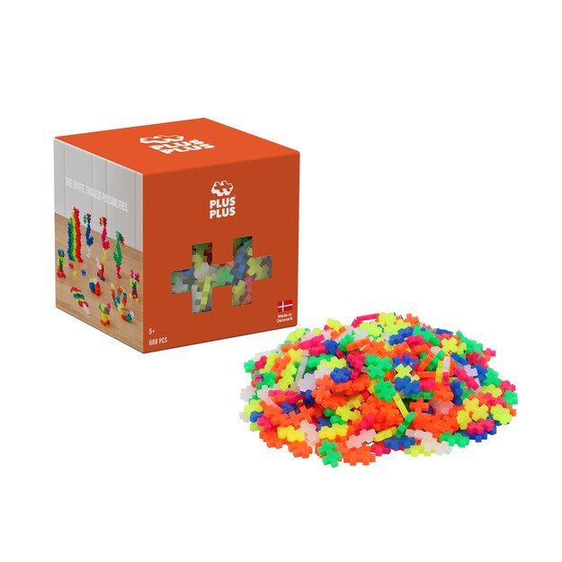 Plus Plus - Mini Neon 600 pcs - (3311)