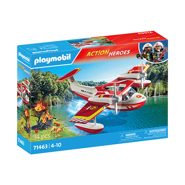 Playmobil - Firefighting Sea plane with extinguishing function (71463)