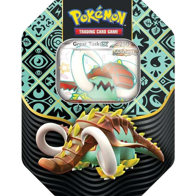 Pokemon - SV4.5 Paldean Fates Tin - Shiny Great Tusk