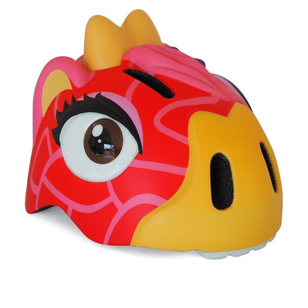 Crazy Safety - Giraffe Bicycle Helmet - Red (100401-02-01)