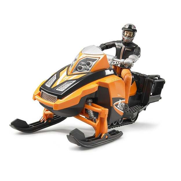 Bruder - Snow mobile with driver and accessories (63101)