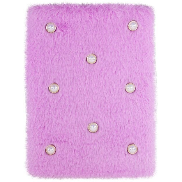 Tinka - Plush Diary with Lock - Purple w. Pears (8-802149)