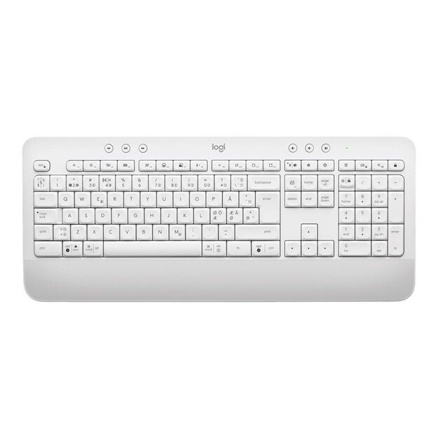 Logitech - Signature K650 Keyboard ( Nordic ) - Off White