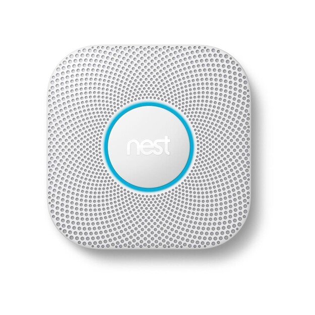 Google - Nest Protect Smart Smoke Detector With Battery Power DK/NO