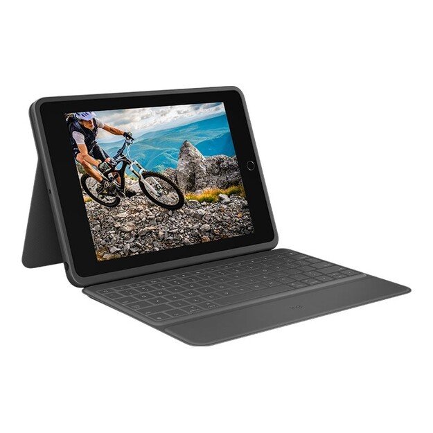 Logitech - Rugged Folio Cover iPad 10,2 Graphite