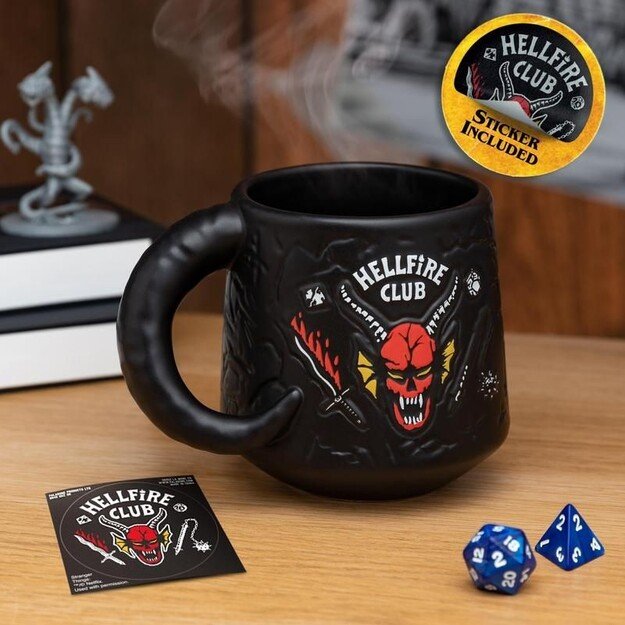 Hellfire Club Demon Embossed Mug