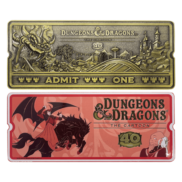 Dungeons & Dragons: The Cartoon 40th Anniversary Rollercoaster Ticket