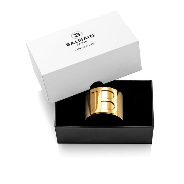 Balmain Paris - Gold Plated Clip Large Logo