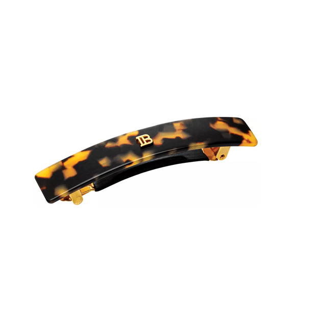 Balmain Paris - Cellulose Acetate Barrette pour Cheveux Medium Tortoise Shel