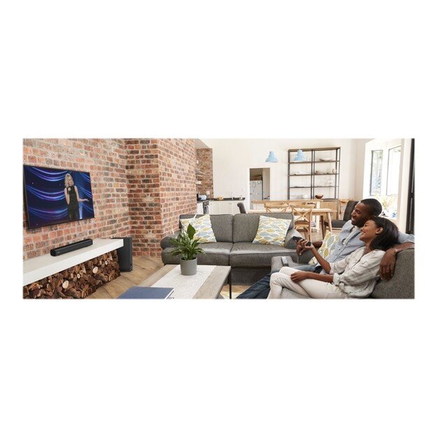 Creative - 2.1 High Performance Under-monitor Soundbar with Subwoofer