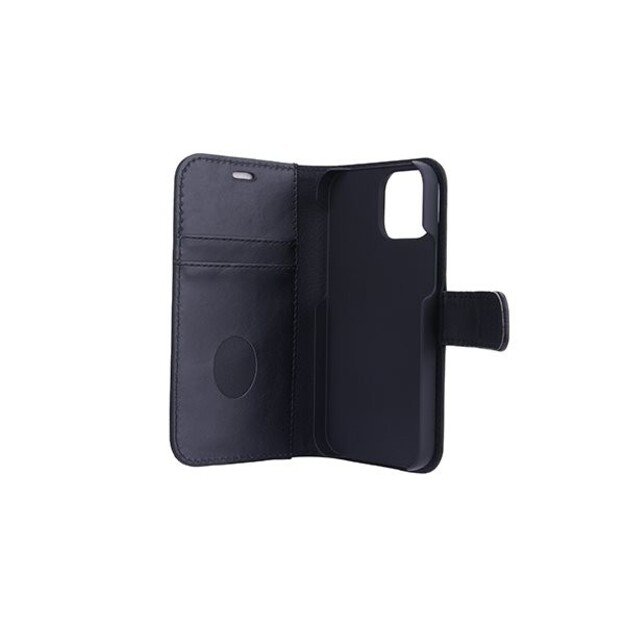 RadiCover - Radiationprotected Mobilewallet Leather iPhone - iPhone 13 Mini Exclusive 2in1 Black