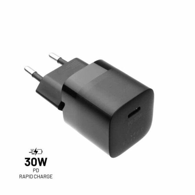 Fixed - Mini Charger USB-C PD 30W Black