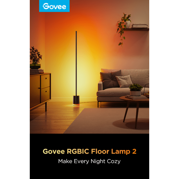 Govee - Floor Lamp 2 - Black – Elevate Your Home Ambiance