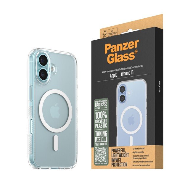 PanzerGlass - HardCase MagSafe - iPhone 16 - White