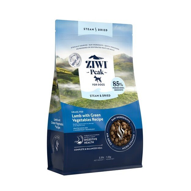 Ziwipeak - Steam & dried lamb, dog 1,5 kg. - (zp085)