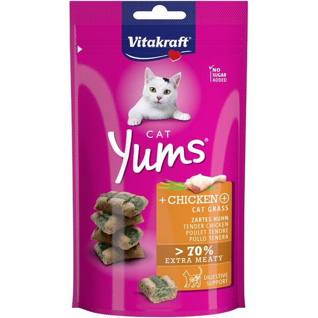 Vitakraft - Cat Yums® with chicken and Cat Grass